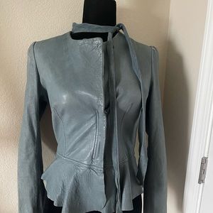 BCBG leather jacket